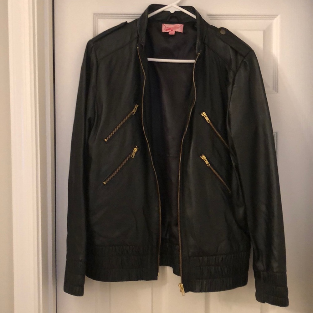 Real leather jacket